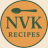 vintage nvk recipes logo design
