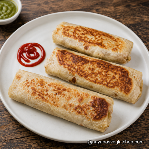 Veg franki Vegetable Frankie Recipe veg frankey 500x500