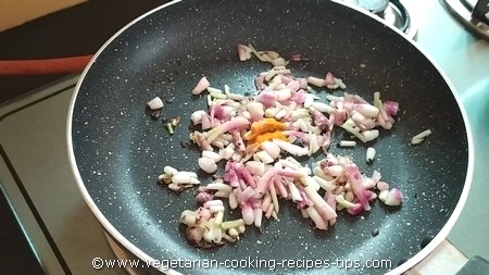 spring onion subji 2