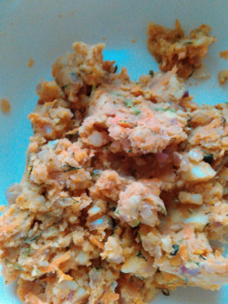 vegetable mix ready for aloo tikki 250x333