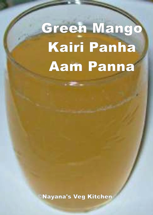 Kairi Panha Recipe Aam Panna Kairi panha - Aam panna - green mango drink500x703