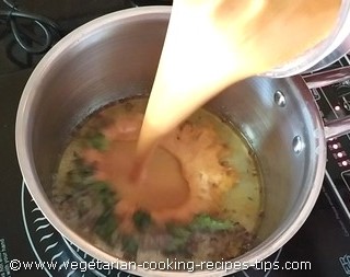 Raw mango rasam recipe Kairiche saar Mavinkayi saru mango rasam 3 320x253