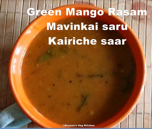 Green mango rasam 500x426