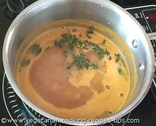 Raw mango rasam recipe Kairiche saar Mavinkayi saru mango rasam 8 312x253