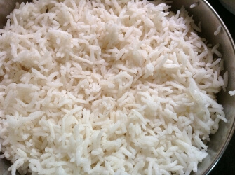 cooked basmati rice 335x250