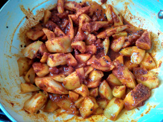 Mavinkayi gojju mango curry mix mango gojju 335x251