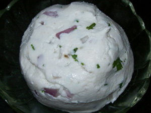 Akki Roti Recipe Masala Akki Rotti akki roti dough 300x224