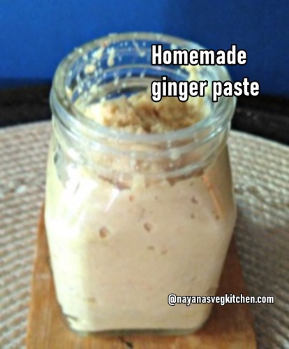 Homemade ginger paste homemade ginger paste 414x500