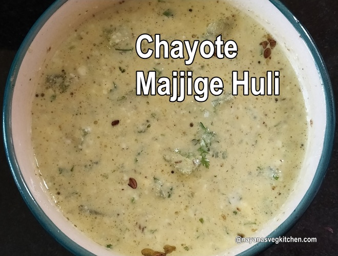 Chayote Seemebadnekai majjige huli chayote majjige huli 660x500