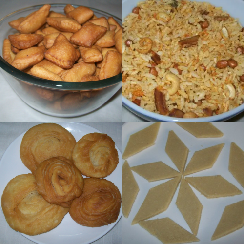 Diwali Deepavali festival recipes diwali snacks 500x500