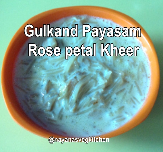 gulkand semiya payasam vermicelli kheer 535x500