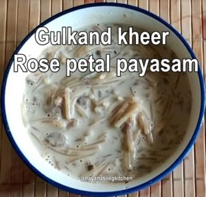 Gulkand Sevai Kheer Vermicelli pudding gulkand shevya kheer 522x500