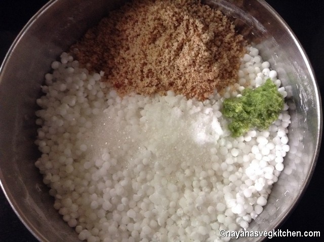 Sago sabudana khichadi recipe sabudana khichdiprep 640x478